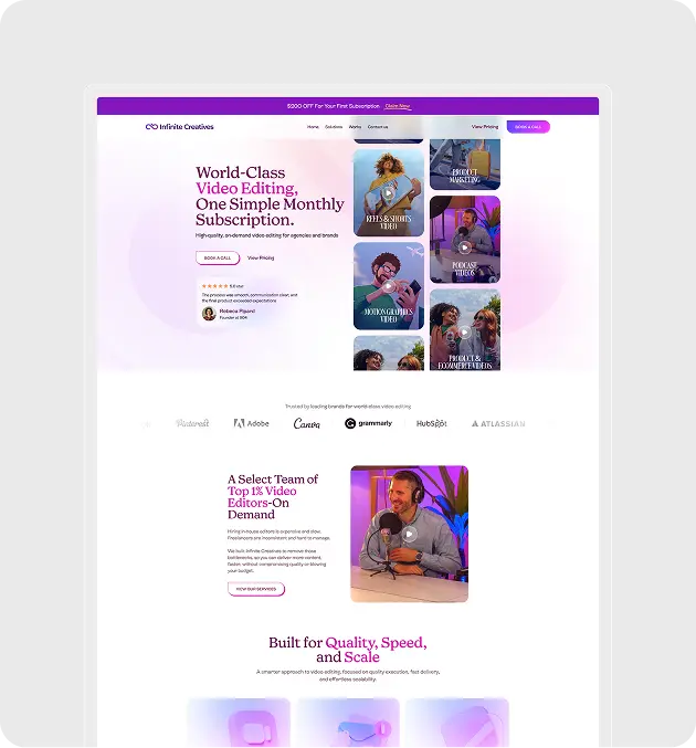 SaaS Website Design