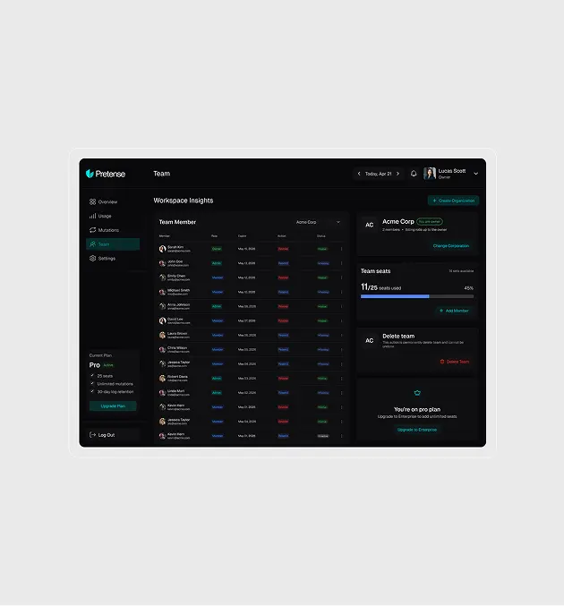 SaaS Dashboard Design