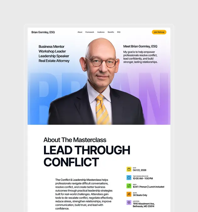 Landing Page Design
