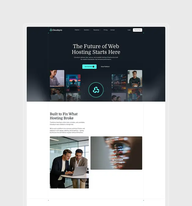 SaaS Website Design