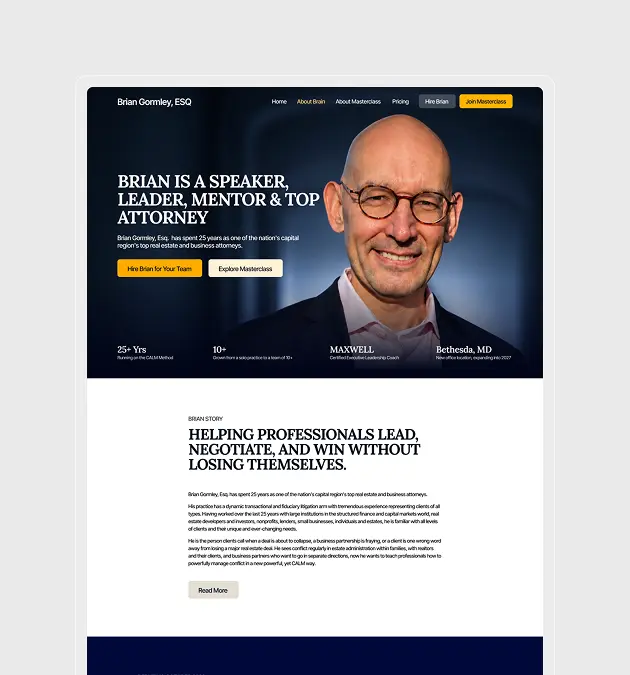 Landing Page Development